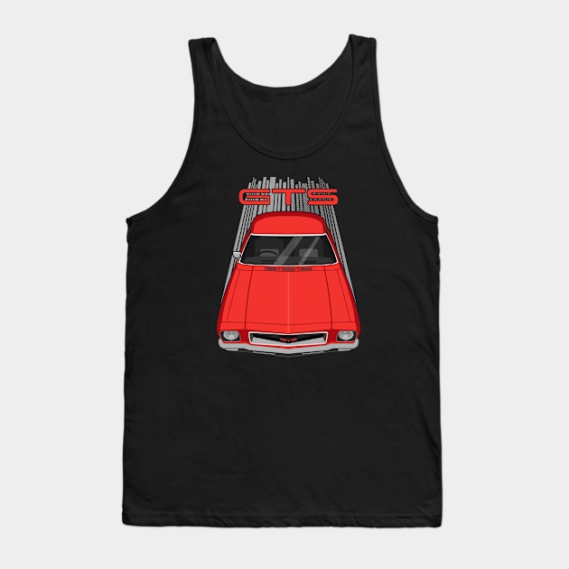 Holden HQ Monaro GTS 350 - Red Tank Top by V8social